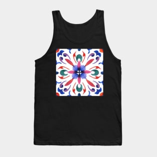 Floral ornament. Watercolor Tank Top